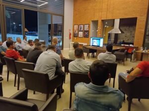 aula do curso de segurança