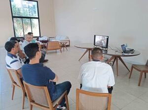 aula do curso de segurança