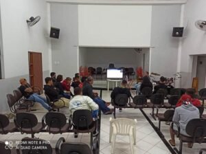 aula do curso de segurança