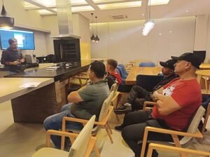 aula do curso de segurança