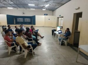 aula do curso de segurança