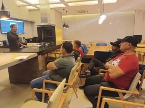 aula do curso de segurança