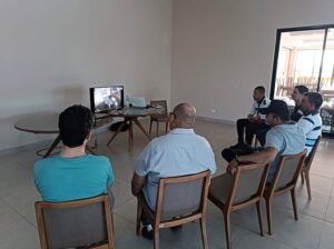 aula do curso de segurança