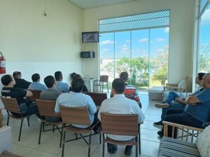 aula do curso de segurança