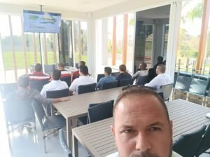 aula do curso de segurança