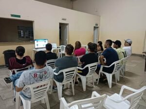 aula do curso de segurança