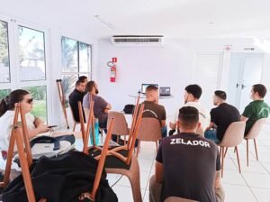 aula do curso de segurança