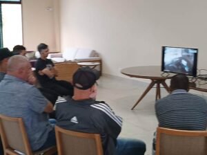 aula do curso de segurança