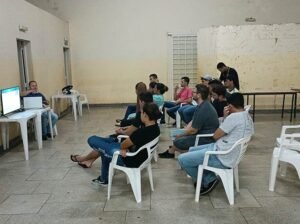 aula do curso de segurança