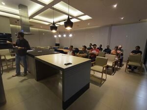 aula do curso de segurança