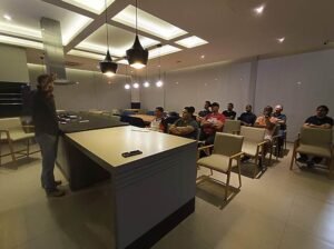 aula do curso de segurança