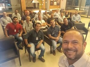 aula do curso de segurança