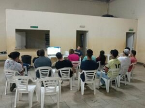 aula do curso de segurança