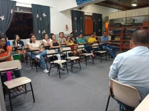 aula do curso de segurança